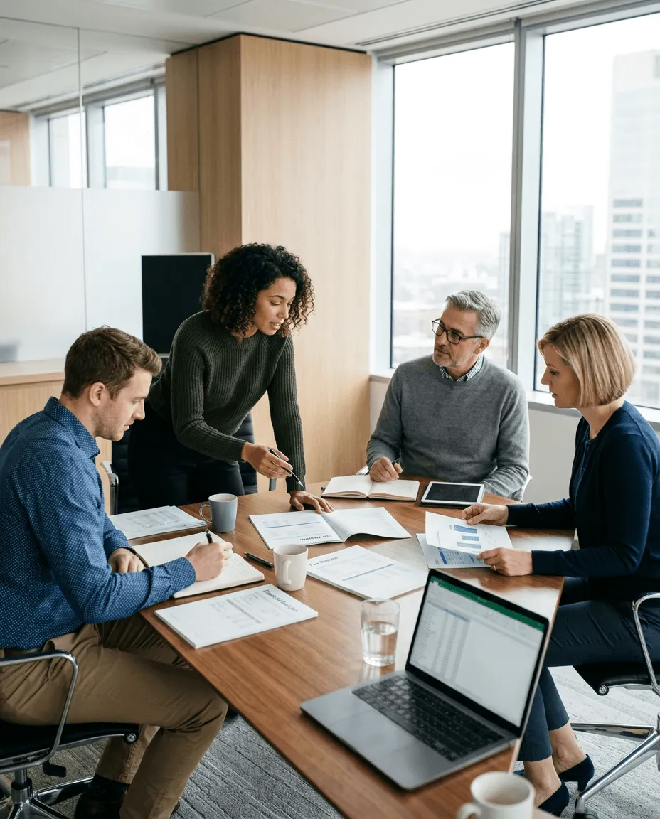 Unternehmensteam arbeitet mit CoinTracking